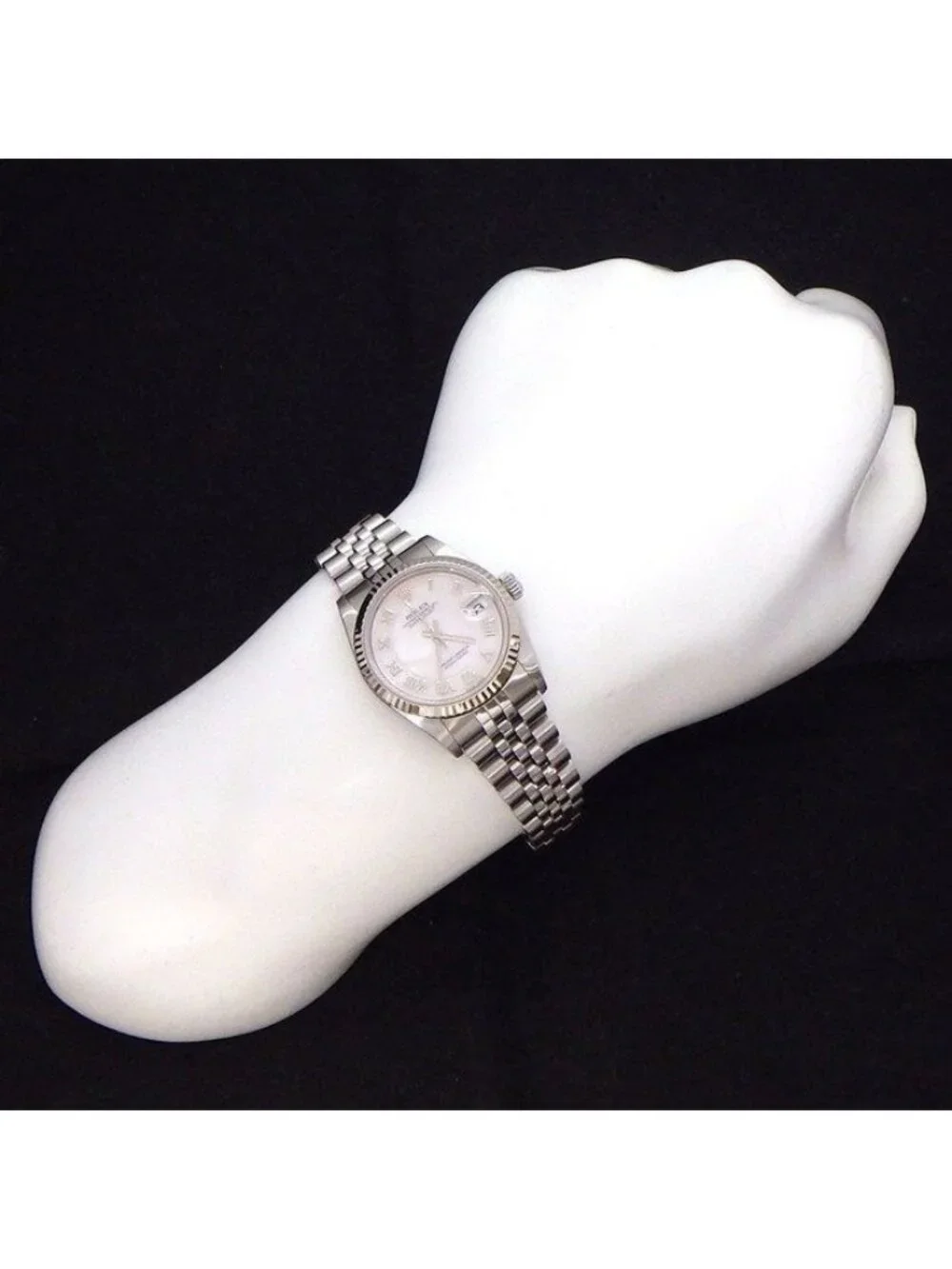 Rolex Datejust Number Roman Index Pink Mother of Pearl Dial Full Ted Bezel